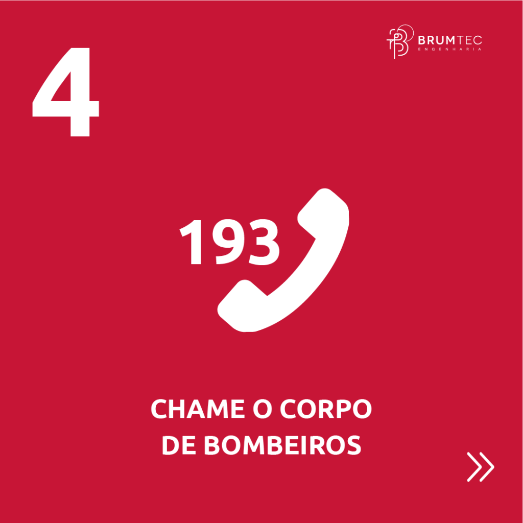 Brumtec Engenharia o que fazer numa emergência de incêndio dentro da empresa