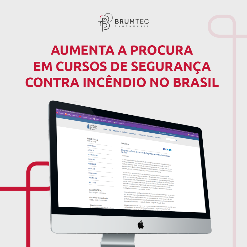 Brumtec Engenharia Materia Curso Prevenção Contra Incêndio