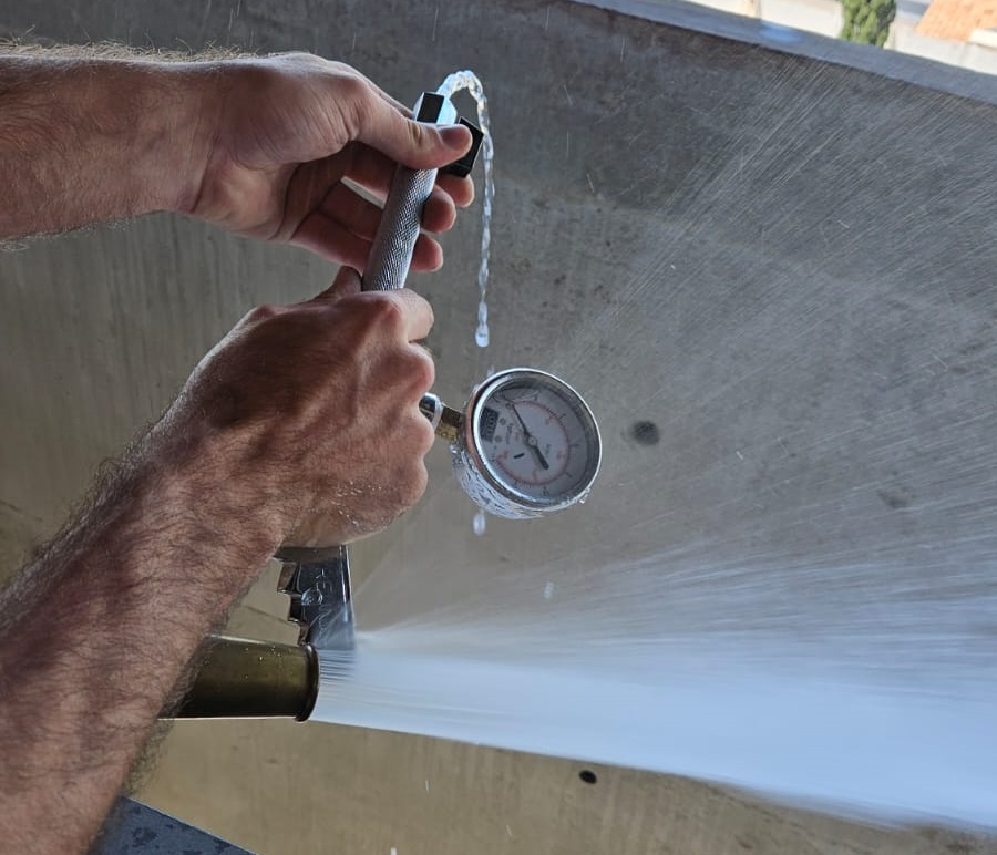 teste com tubo de pitot hidrantes
